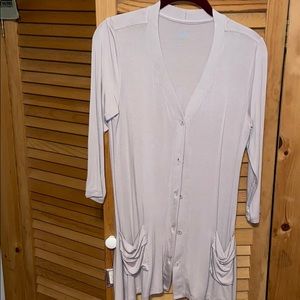 LOGO CARDIGAN WITH POCKETS